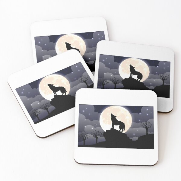 Item preview, Beautiful Howling Wolf Painting - Trendy Running Fox Gift Idea For Fox Lovers designed and sold by Prince - Bestseller ★★★★★.