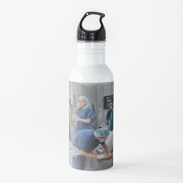 The Da Vinci - Oil Painting by Adelaide Artist Avril Thomas Water Bottle