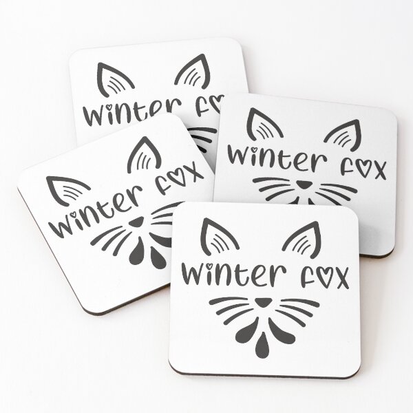 Item preview, Cute Girly Winter Fox - Trendy Running Fox Gift Idea For Fox Lovers designed and sold by Prince - Bestseller ★★★★★.