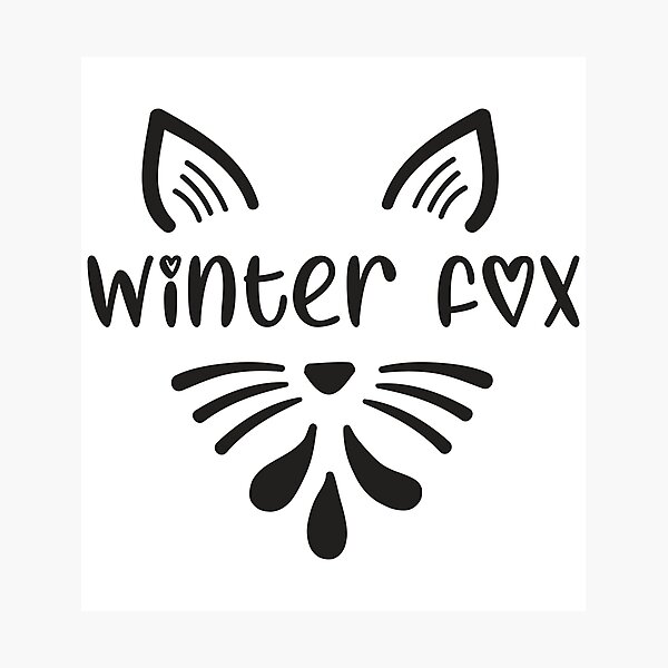 Item preview, Cute Girly Winter Fox - Trendy Running Fox Gift Idea For Fox Lovers designed and sold by Prince - Bestseller ★★★★★.