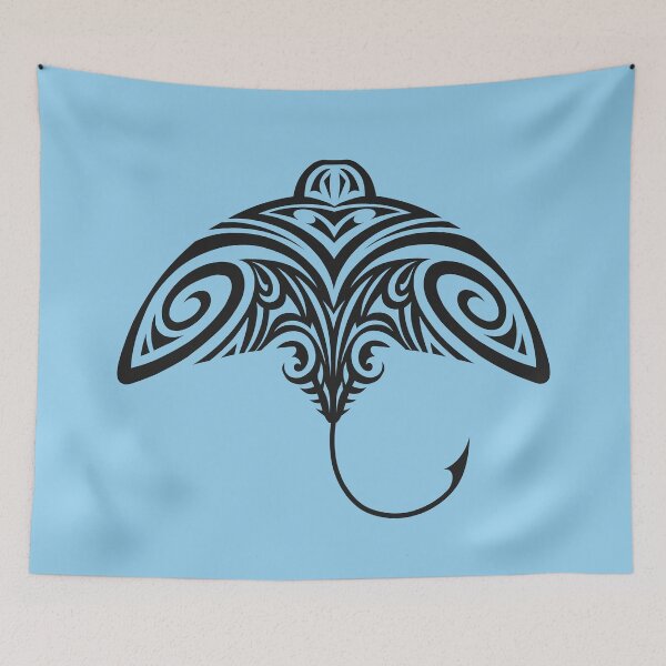 Item preview, Tatuaje tribal, diseño de raya polinesia designed and sold by Kiwidom.
