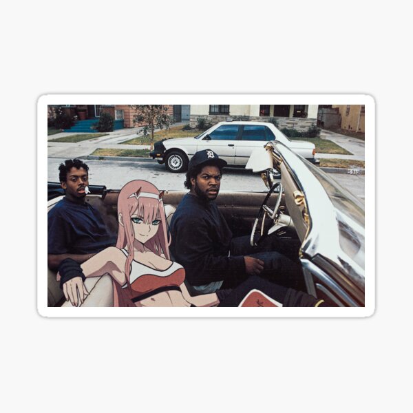Franxx in the Hood Sticker