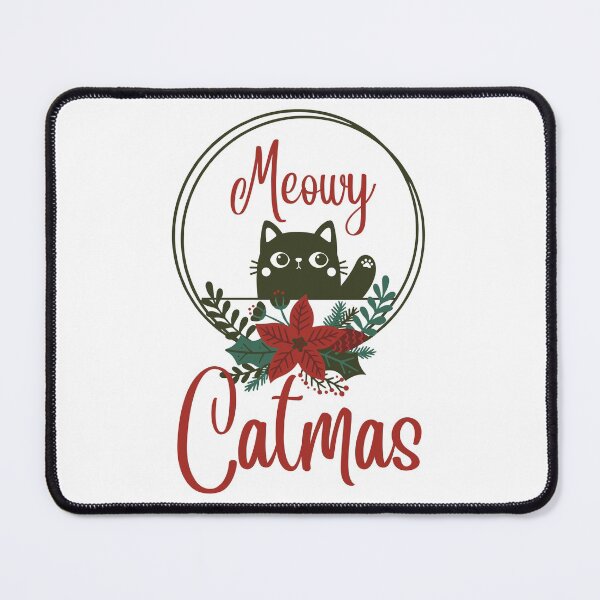 Item preview, Meowy Catmas, Cute Kitty Christmas designed and sold by Auntieck.