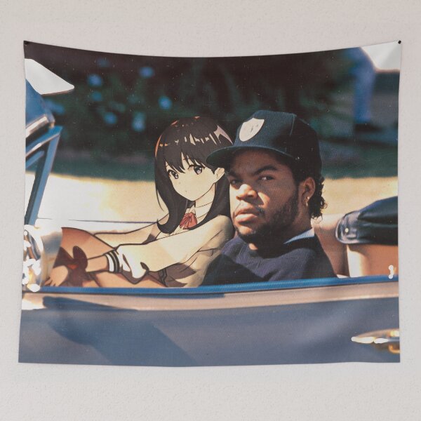 Item preview, Drivin with Rikka-chan designed and sold by Gangstas with Waifus.