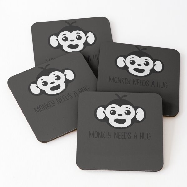 Item preview, Monkey Needs A Hug Sticker designed and sold by AlessandraFallo.