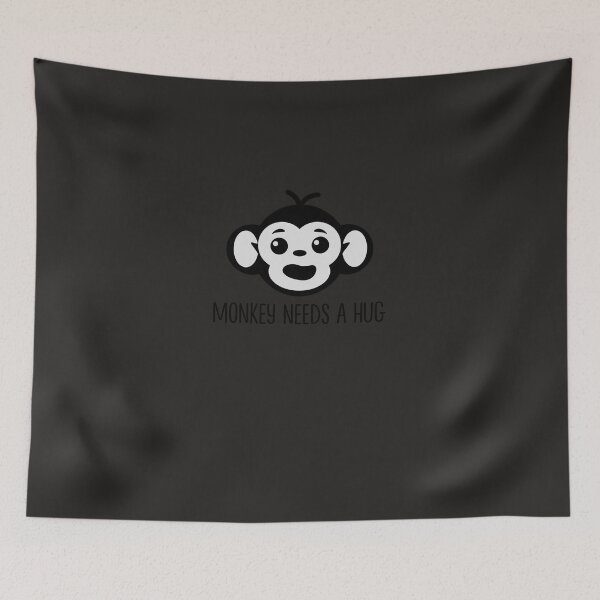 Item preview, Monkey Needs A Hug Sticker designed and sold by AlessandraFallo.