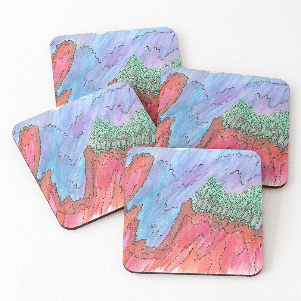 Item preview, Coasters (Set of 4) designed and sold by GrainFlow.