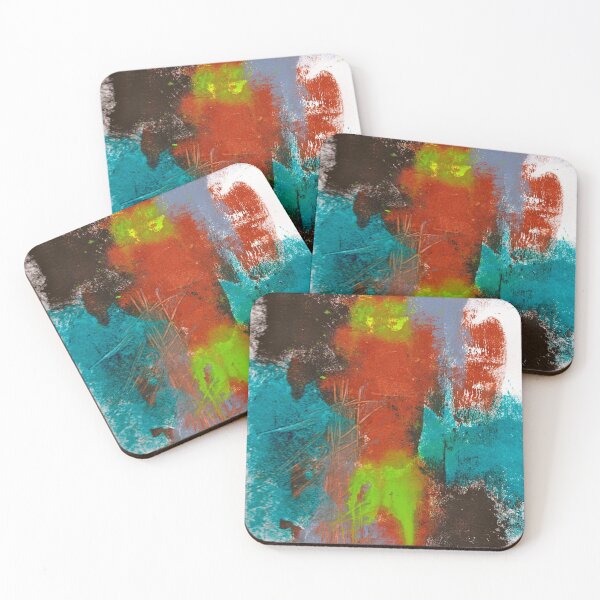 Item preview, ABSTRACT JUNE - Contemporary, Blue, Green, Brown, Expressionism designed and sold by KATHLEEN TENNANT ART.