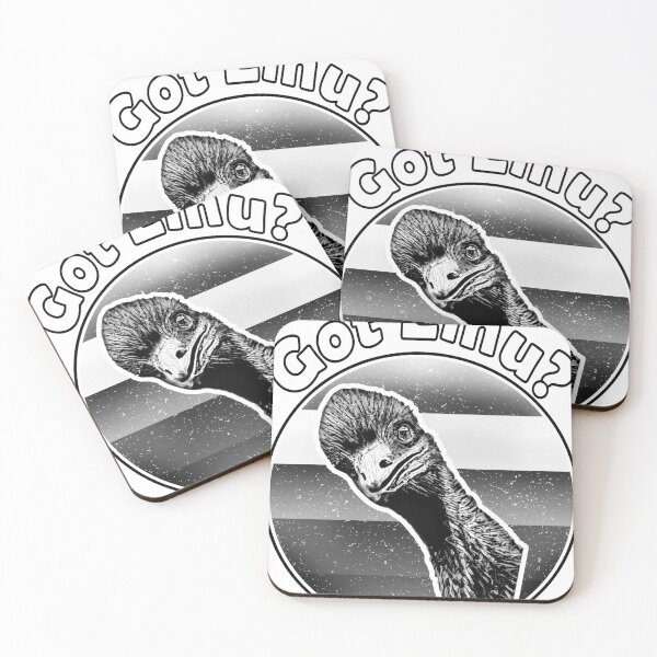 Item preview, Got Emu Digital Charcoal Art designed and sold by SmileThreads.