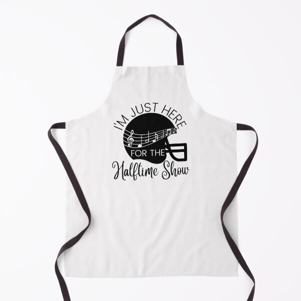 Item preview, I'm just here for the halftime show, funny football saying designed and sold by Auntieck.