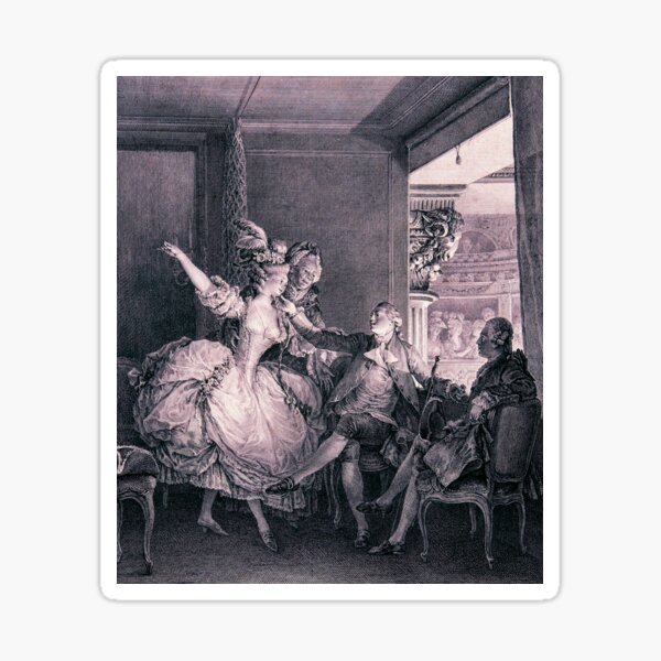 Rococo opera box Sticker