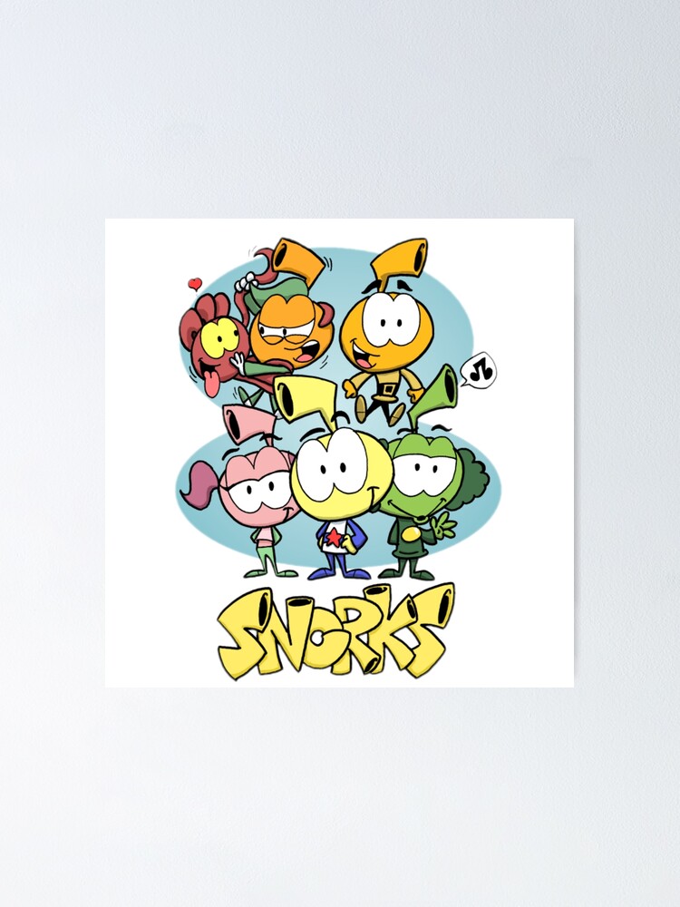"Snorks" Poster for Sale by LuckyNumber9 Redbubble