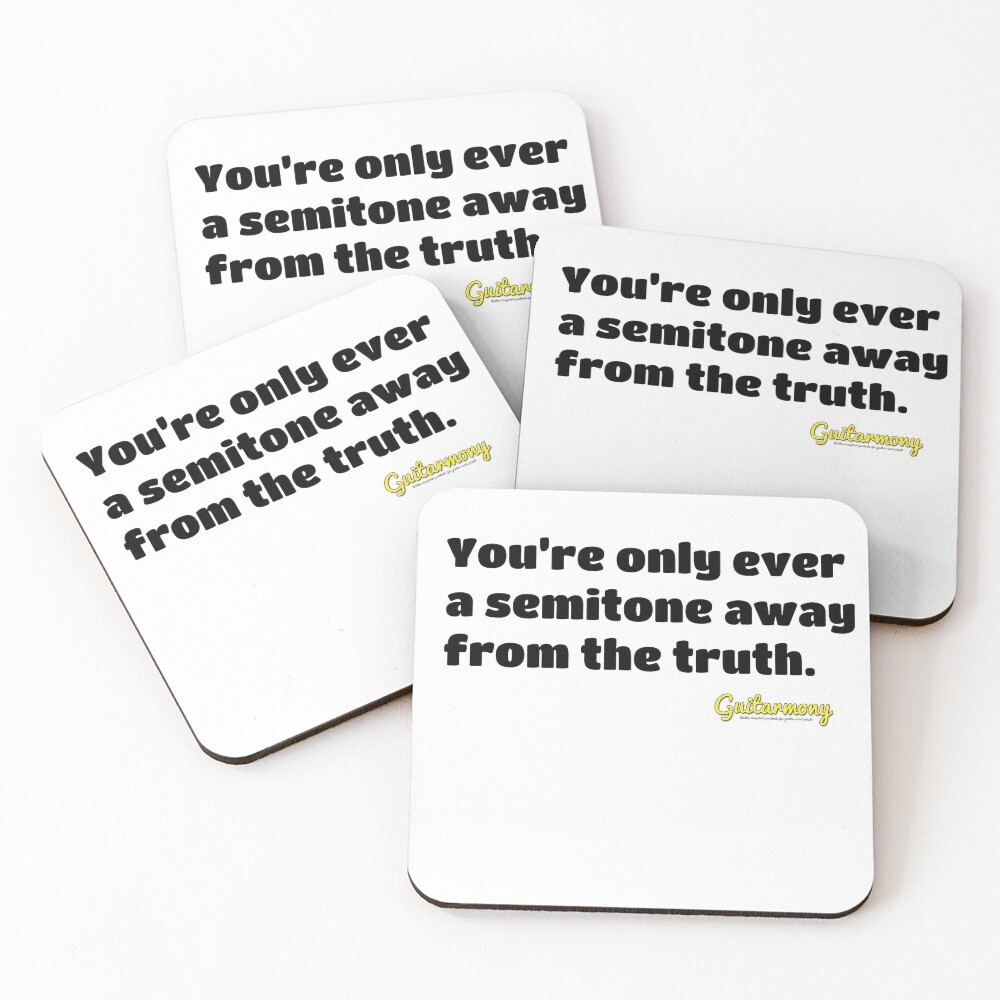 Item preview, Coasters (Set of 4) designed and sold by Guitarmony.