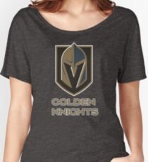 Camiseta ancha para mujer Un Golden Vegas Sports Shirt Knight Emblem Tshirt