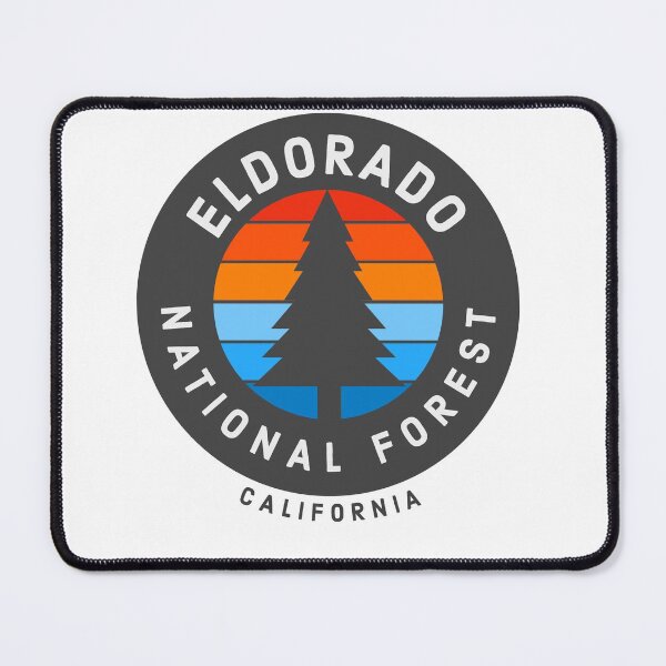 Item preview, Eldorado National Forest California Vintage Retro Forest Hiking, Camping Adventure Travel designed and sold by tmartinezta.