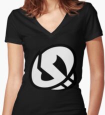 Pokemon - Team Skull Logo Women's Fitted V-Neck T-Shirt