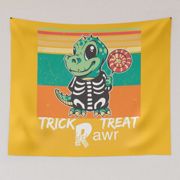 Item preview, Cute Trex trick rawr treat in bones costume Halloween - men/ women / kids Halloween  designed and sold by Designs Of all kinds.