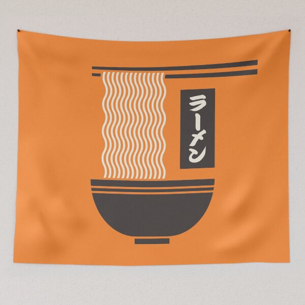 Item preview, Ramen Minimal - Orange designed and sold by VoodooCircus.