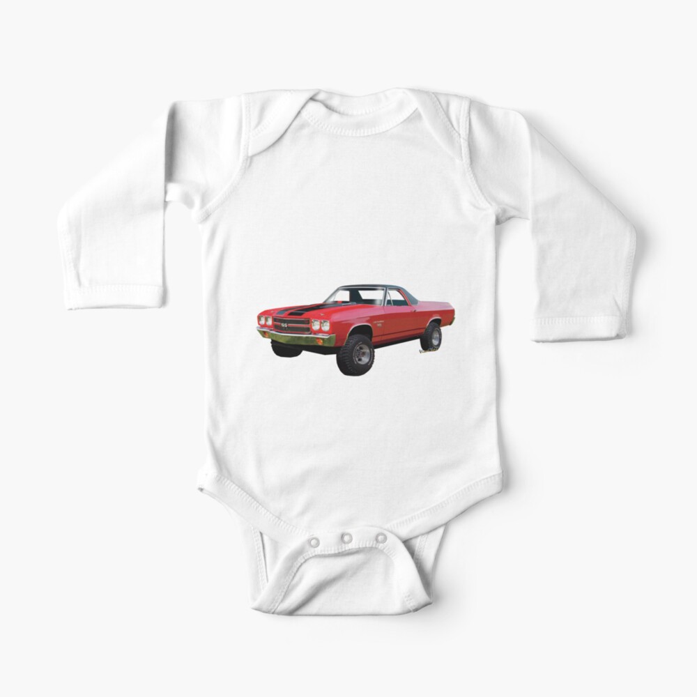 1970 Chevy El Camino Ss 396 4x4 Not 2nd Generation 1964 1967 Baby One Piece By Chassinklier Redbubble