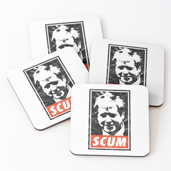 Item preview, Boris Scum (White Worn Look) designed and sold by politicalamity.