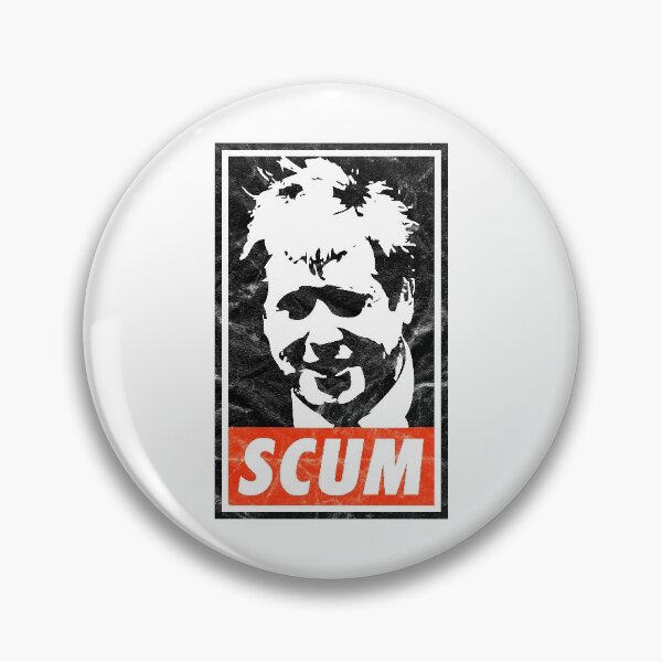 Item preview, Boris Scum (White Worn Look) designed and sold by politicalamity.