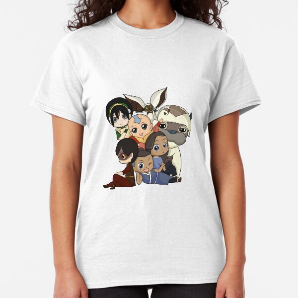 Chibi Avatar Gaang Camiseta clásica