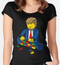 Trump Build A Wall Women's Fitted Scoop T-Shirt