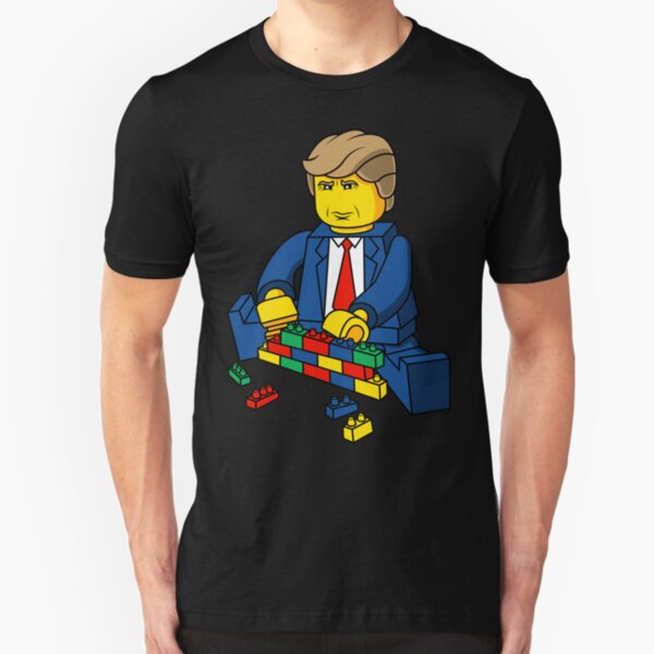 Trump Build A Wall Slim Fit T-Shirt