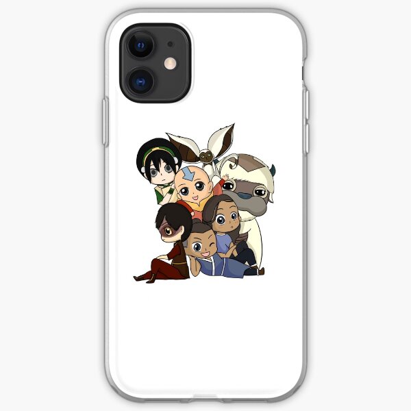 Chibi Avatar Gaang iPhone Soft Case