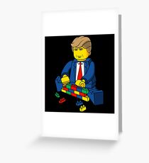 Trumpf Baue eine Mauer Grußkarte
