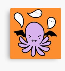 Spooky Octopus Canvas Print
