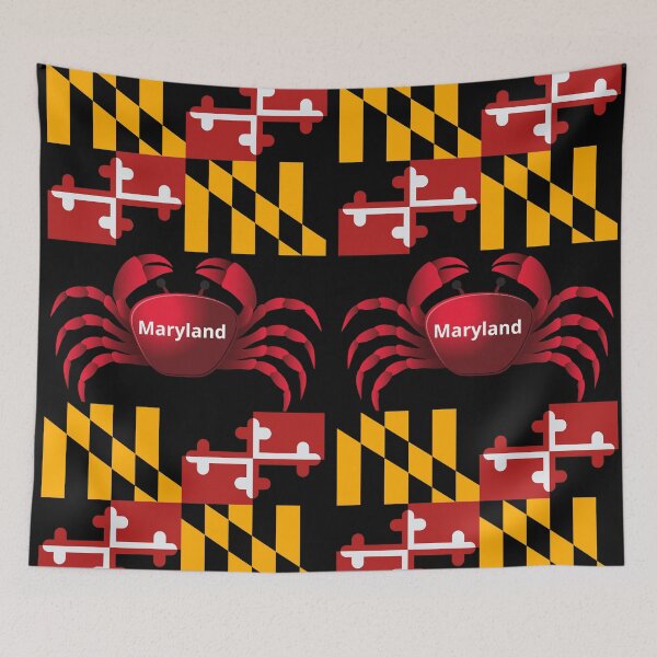 Item preview, Maryland Flag and Crab designed and sold by Trendi61.