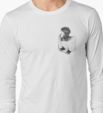Pocket Protector - Blue Long Sleeve T-Shirt