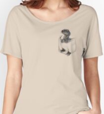 Pocket Protector - Blue Women's Relaxed Fit T-Shirt