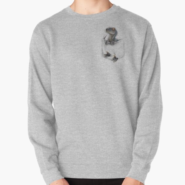 Pocket Protector - Blue Pullover Sweatshirt