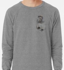 Pocket Protector - Blue Lightweight Sweatshirt