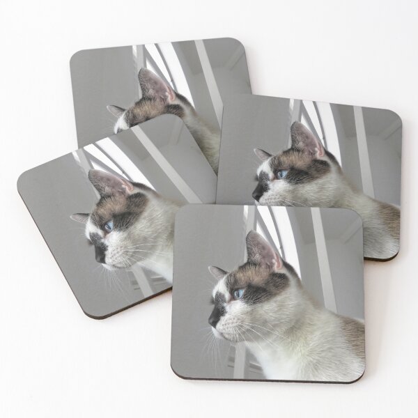 Item preview, Darling Snowshoe Cat Profile designed and sold by Elisabeth Lucas.