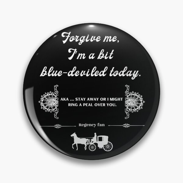 Item preview, Funny Regency Romance Fan Quote designed and sold by StormyMuse.