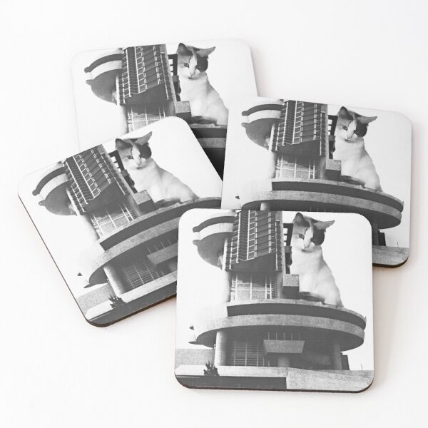 Item preview, Cats and Brutalist Architecture  designed and sold by VespersEmporium.
