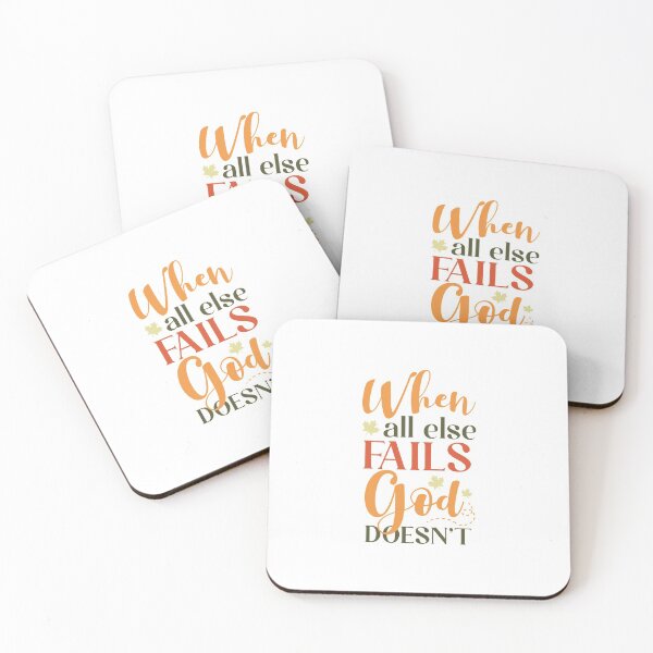 Item preview, God doesn't fail Christian Quote designed and sold by garmentoffaith.