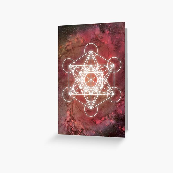 Metatron's Cube Greeting Card
