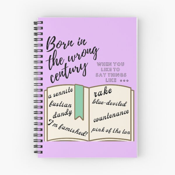 Aperçu de l'œuvre Citation drôle de romance de régence née dans le mauvais siècle créée et vendue par StormyMuse.