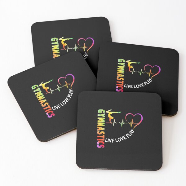 Item preview, Live Love Gymnastics Watercolor Art designed and sold by Landesign.
