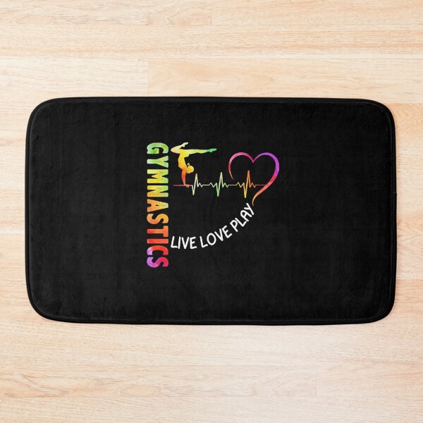 Item preview, Live Love Gymnastics Watercolor Art designed and sold by Landesign.