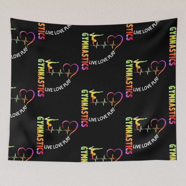 Item preview, Live Love Gymnastics Watercolor Art designed and sold by Landesign.