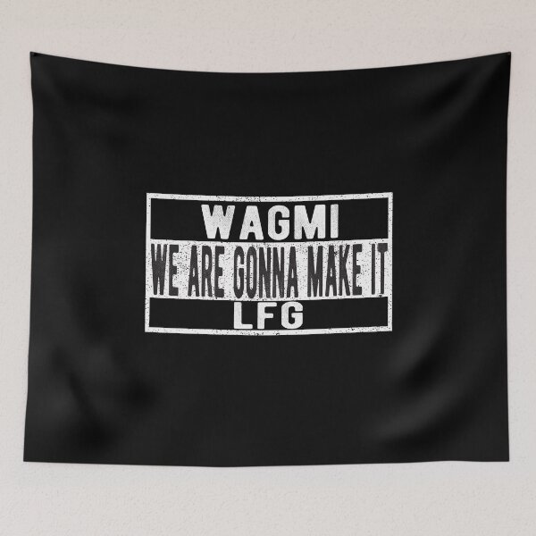 Item preview, WAGMI We are Gonna Make it LFG Cryptocurrency Trading designed and sold by lolquotes.