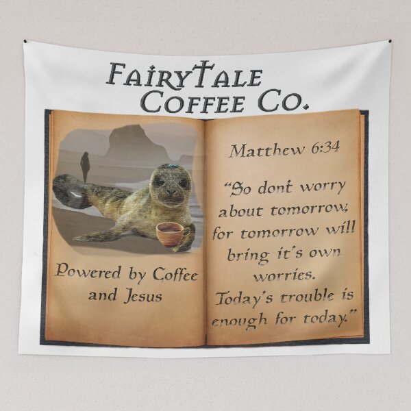 Item preview, Fairytale Coffee Selkie Story designed and sold by WanderingWolf29.