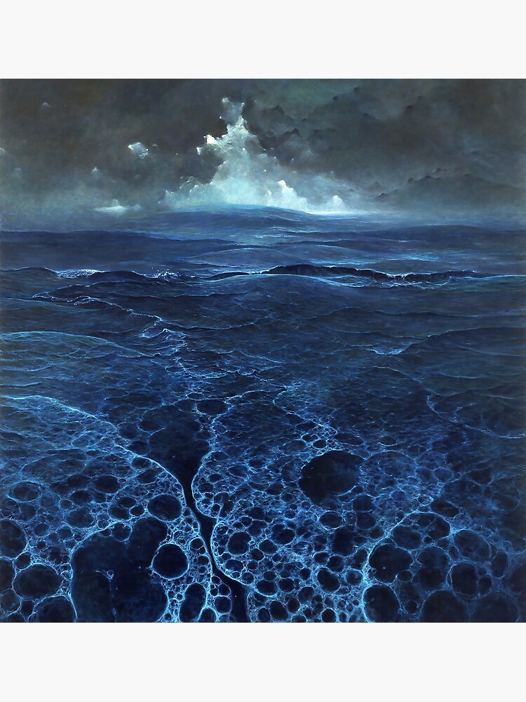 Untitled (Sea) by Zdzislaw Beksinski Premium Matte Vertical Poster sold ...