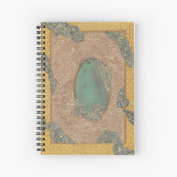 Yellow Pattern - The Qalam Series Spiral Notebook