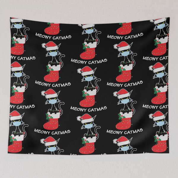 Item preview, Meowy Catmas Funny Cat Lover Christmas Gift  designed and sold by deborah99i.